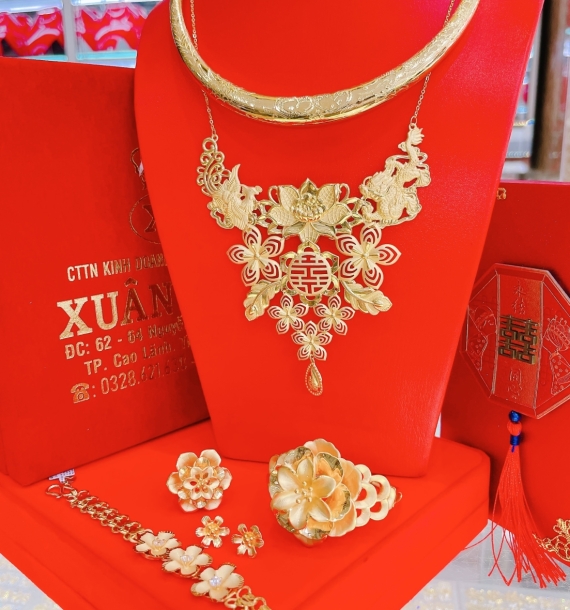 Bộ trang sức vàng cưới -20