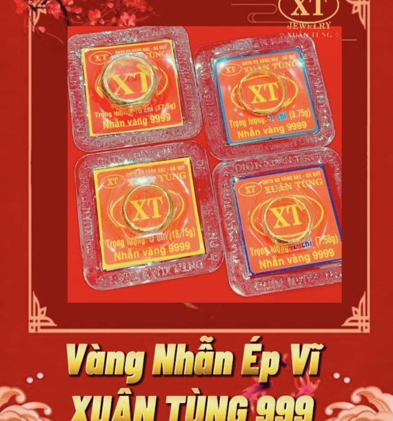Nhẫn Trơn Ép Vĩ 