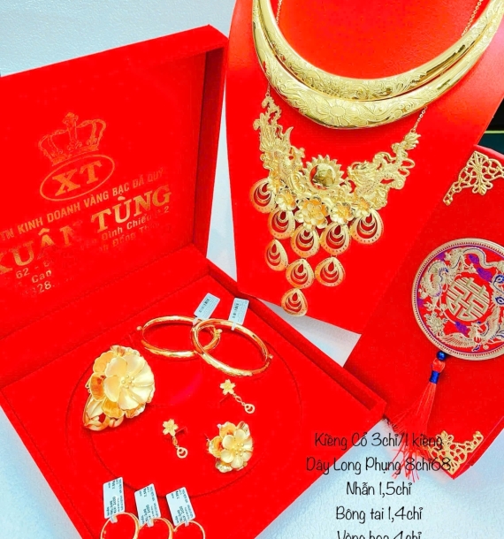 Bộ trang sức vàng cưới - 5