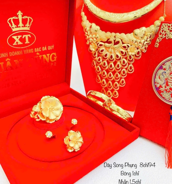 Bộ trang sức vàng cưới - 7