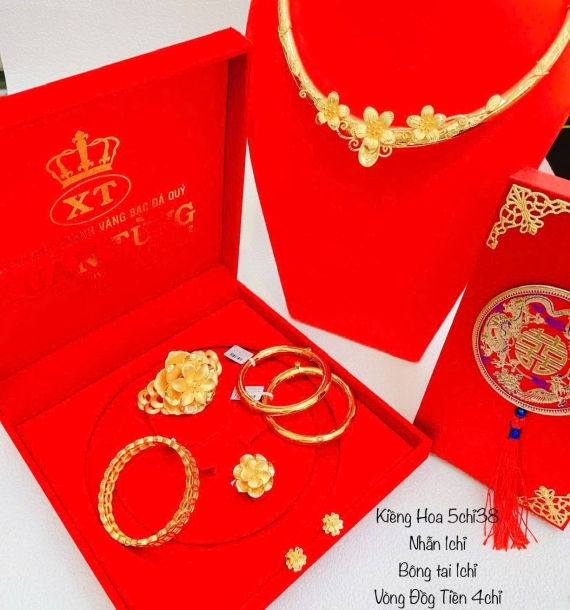 Bộ trang sức vàng cưới - 8