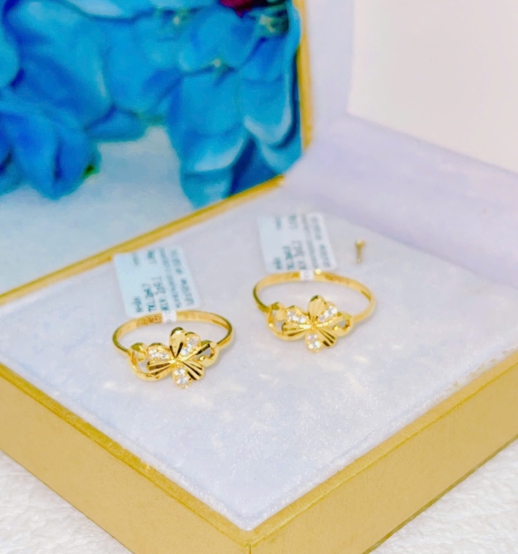 Nhẫn vàng vàng 610 - 8