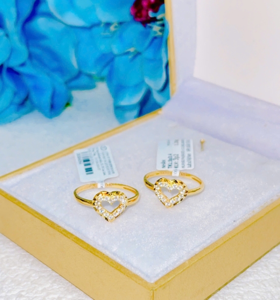 Nhẫn vàng vàng 610 - 13