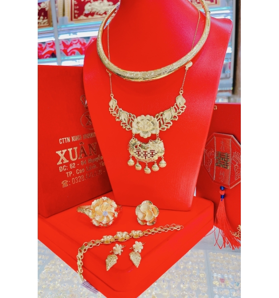 Bộ trang sức vàng cưới -15