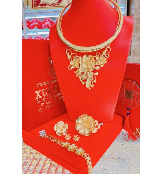 Bộ trang sức vàng cưới -16