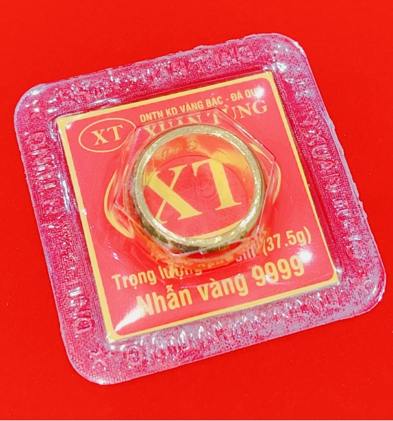 Nhẫn Trơn Ép Vĩ 1 Lượng