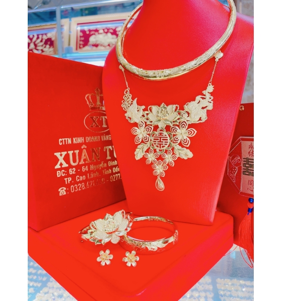 Bộ trang sức vàng cưới -18