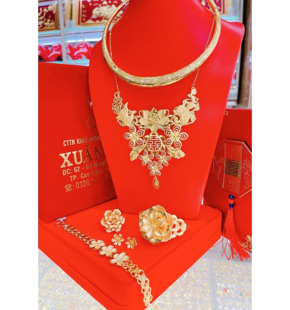 Bộ trang sức vàng cưới -20