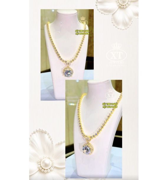 Dây chuyền mặt halo