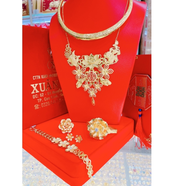 Bộ trang sức vàng cưới -19