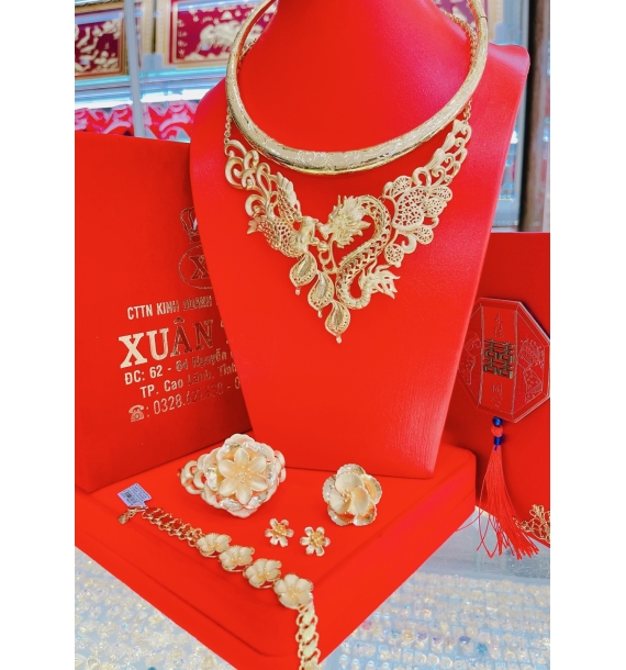 Bộ trang sức vàng cưới -13