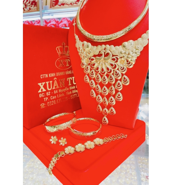 Bộ trang sức vàng cưới -14