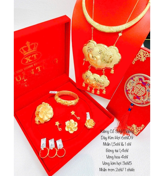 Bộ trang sức vàng cưới - 6