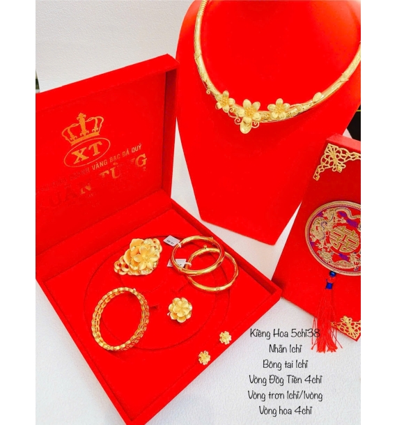 Bộ trang sức vàng cưới - 8