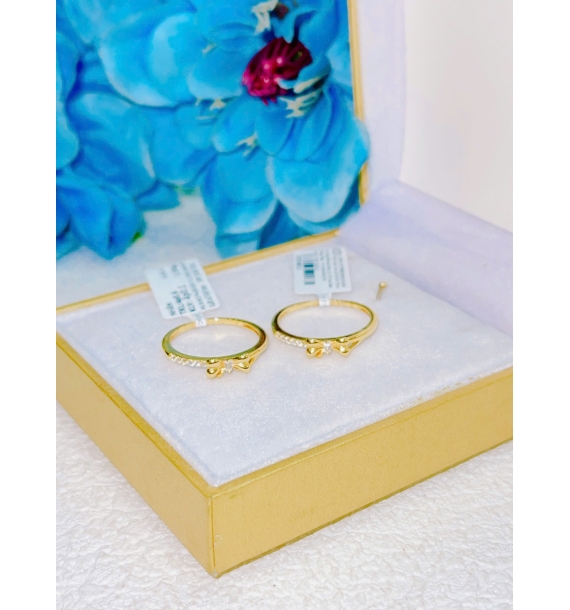 Nhẫn vàng vàng 610 - 6